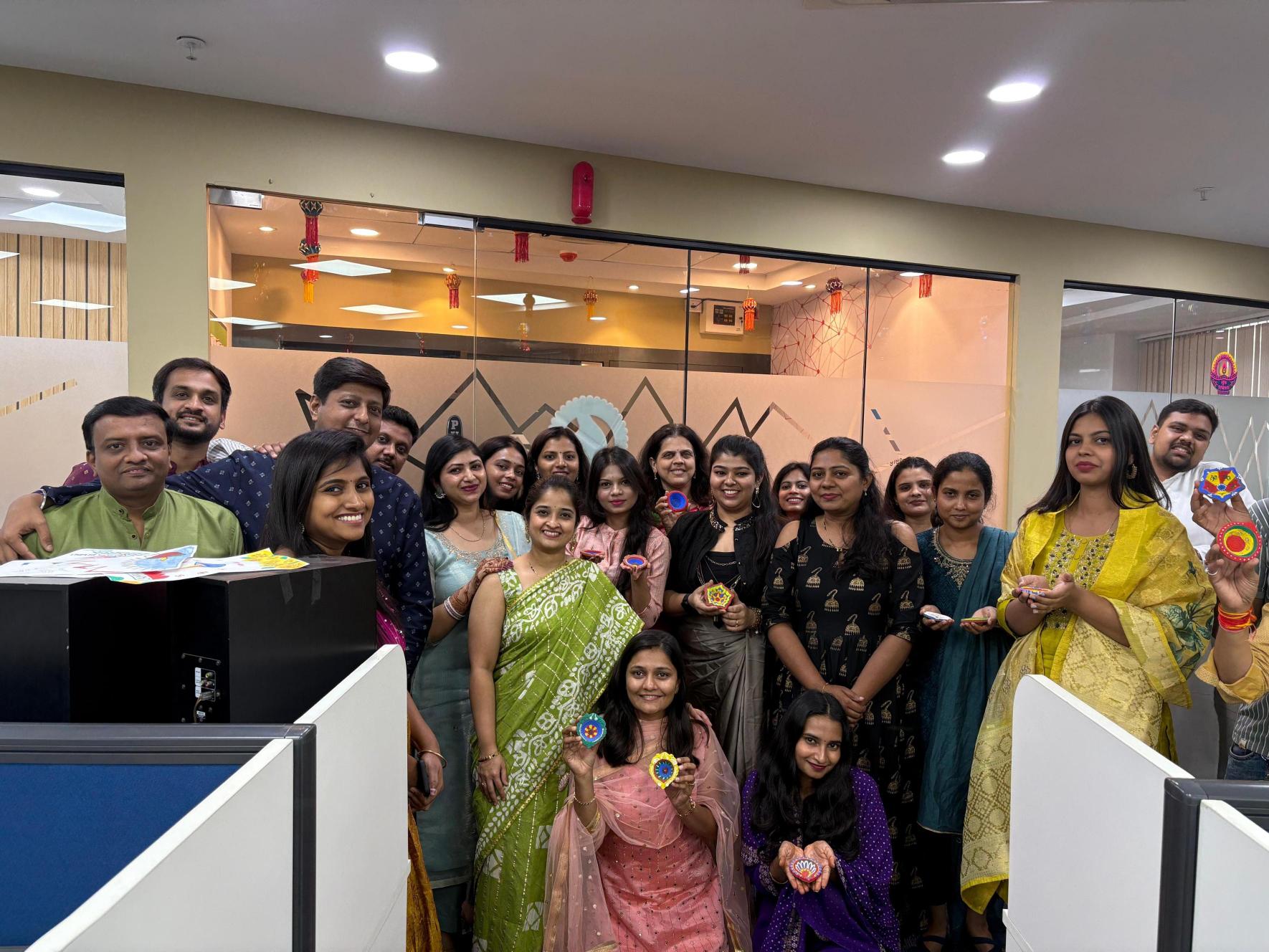 SAT team celebrating festival